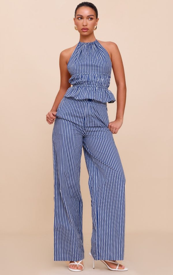 80f5d756455a3da958ca93426e93d592e5994f66_CNM1765_3_indigo_stripe_woven_ruched_backless_halterneck_long_top