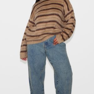 Plus Vintage Wash Boyfriend Jeans
