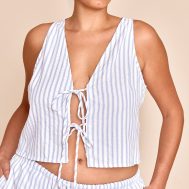 81213b0f3c3b370d77f2e3c6e7ccd9405e743e26_CNM5125_4_plus_blue_tie_front_striped_sleeveless_top