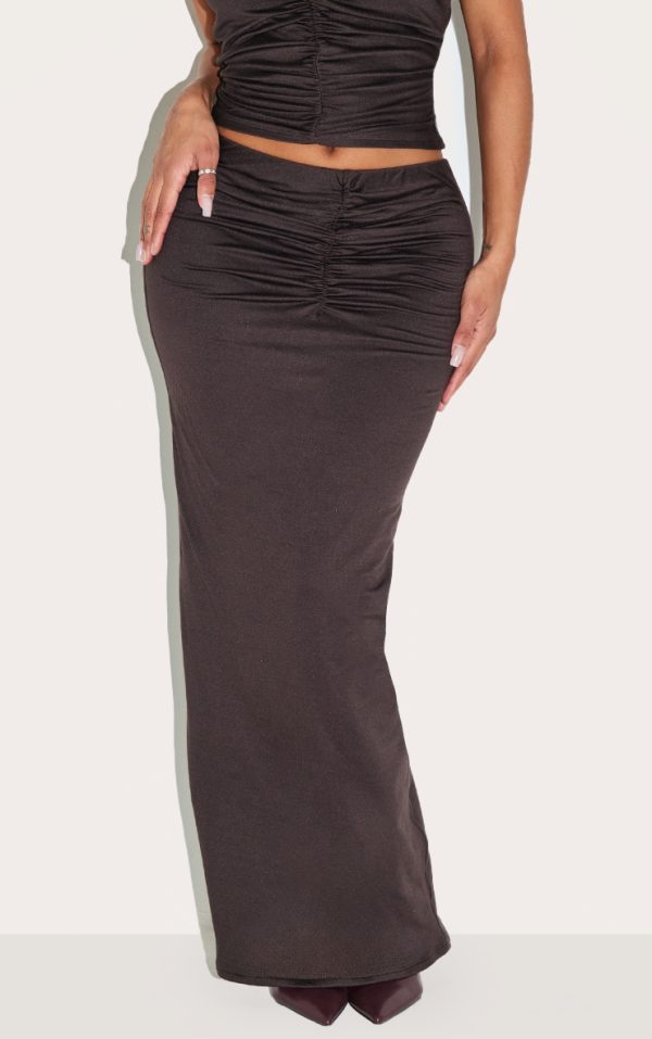 81be4835992ccef8e3479d32db92cb288fb8898f_CNL8230_2_shape_chocolate_super_soft_ruched_waist_maxi_skirt