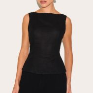 81c064c6898ab88c3e6b238bce000da3815b8656_CNM4036_1_black_woven_long_top