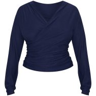 82af35ff93ac0de1f5a0214c5d34ecca83385703_CNM2637_5_plus_navy_soft_touch_ruched_long_sleeve_longline_top