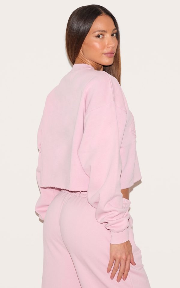 837aa323452dc65b135e5e36411481af9e77c3cb_CNJ8960_2_prettylittlething_tall_washed_pink_distressed_varsity_cropped_sweatshirt