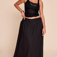 8508b9fab2ff5ee6f79959fa205b675d69b8a965_CNM4116_1_plus_black_cotton_ruched_waist_maxi_skirt