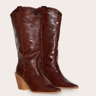 85a23f57caab9de4bb6a44c625e90a282f1e7260_CNK1692_2_brown_pu_wide_fit_croc_point_toe_knee_high_western_boots