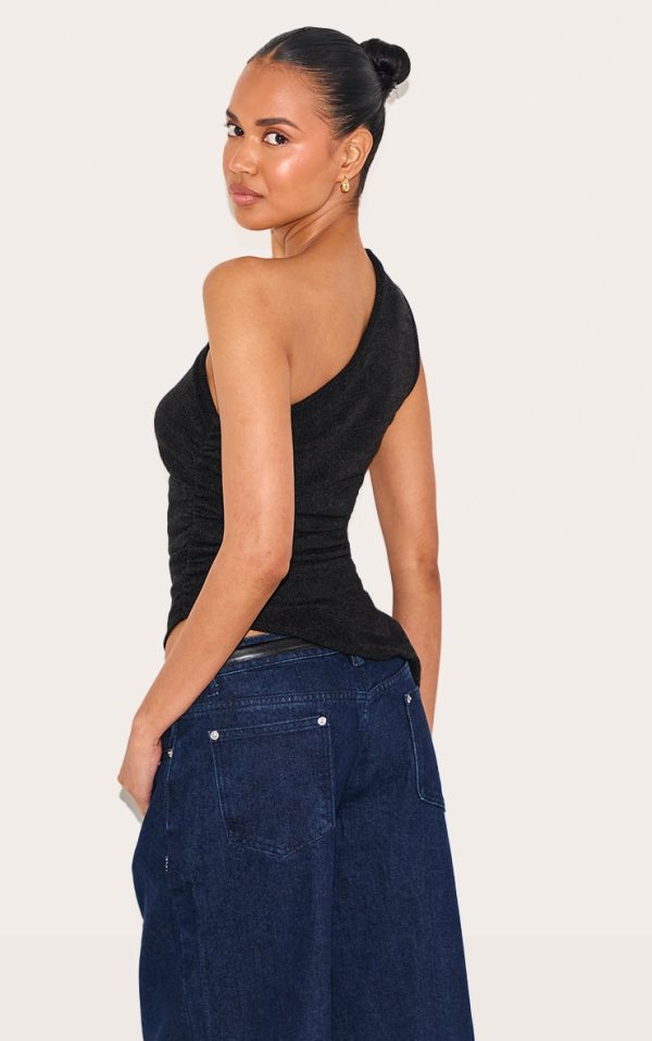 85e052745facf3d8643dc580a95f076128907ef6_CNM4286_2_black_textured_one_shoulder_asymmetric_long_top