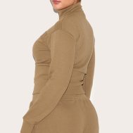 860eb93c807574d35f100bec9691abaa5e1ef8db_CNM0921_2_shape_khaki_pocket_detail_fitted_zip_up_sweatshirt