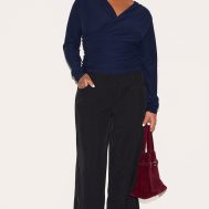 86344570275005134c903b404cceba538be7b0e7_CNM2637_3_plus_navy_soft_touch_ruched_long_sleeve_longline_top