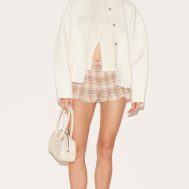 87799e4aff62a64e3ca4c2b158facf76867967f6_CNL9398_1_stone_checked_print_shirred_frill_hem_mini_shorts