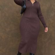 8782c9e84b97c8b990f1c9cf8dc43d75c313c6e1_CMZ2496_1_plus_chocolate_half_zip_collared_detail_midaxi_dress