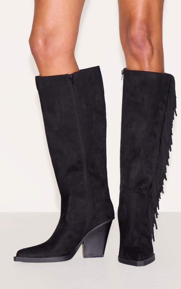 878d322d7bd5e4f99d0022525acb08133a05b7ab_CNL7201_5_black_faux_suede_point_toe_fringed_high_block_heel_knee_boots