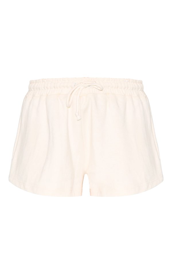 879956168962b5a98058a4ae4e4fb87beef52e64_CNM8432_6_petite_cream_loopback_mini_sweat_shorts
