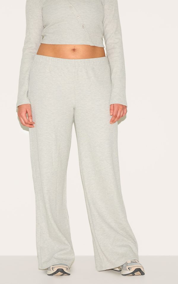 87bafe3e46cadacb00b0e3a49c30712a218a3e87_CNM2093_2_plus_grey_marl_mid_rise_wide_leg_waffle_trouser