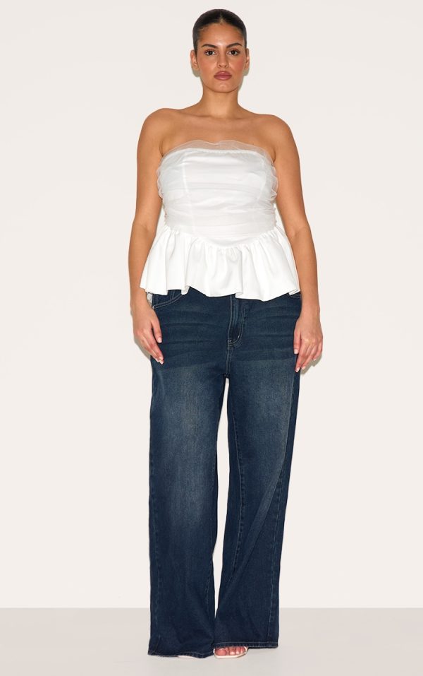 87e93a94d98aa6b8e50721e842f6d39f2f5472f4_CNM3411_3_plus_white_mesh_overlay_peplum_corset
