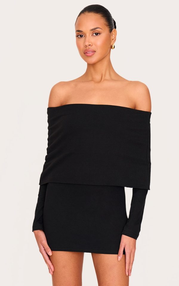 88061b6e8b10c4a3cf9f2e5fade3b67a8d599ccd_CNL8906_1_black_cotton_super_oversized_bardot_mini_dress