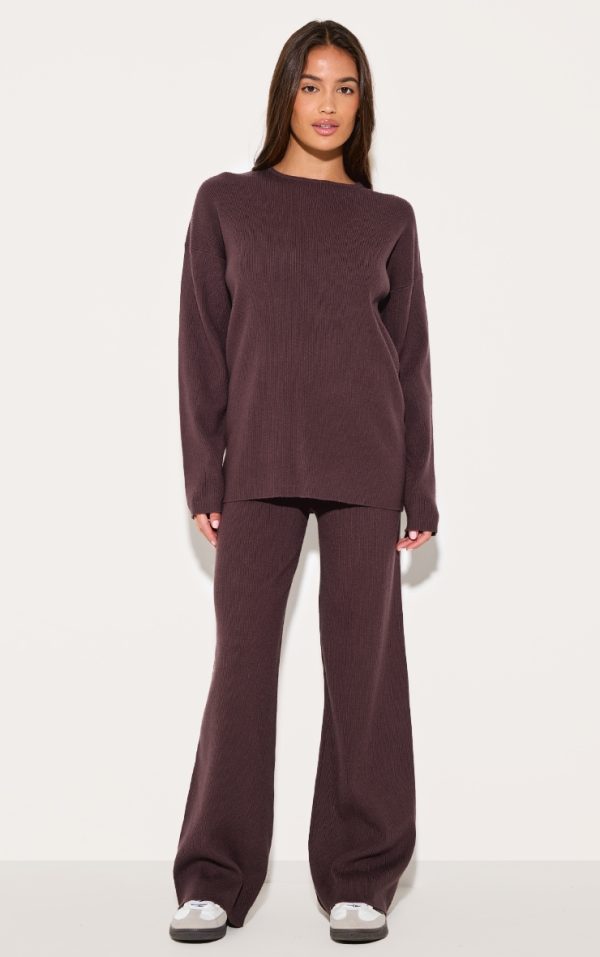 8871a6f65f2f85fdaa44dc09c4ba9d504fe82318_CNL4155_1_chocolate_light_rib_knit_wide_leg_trousers