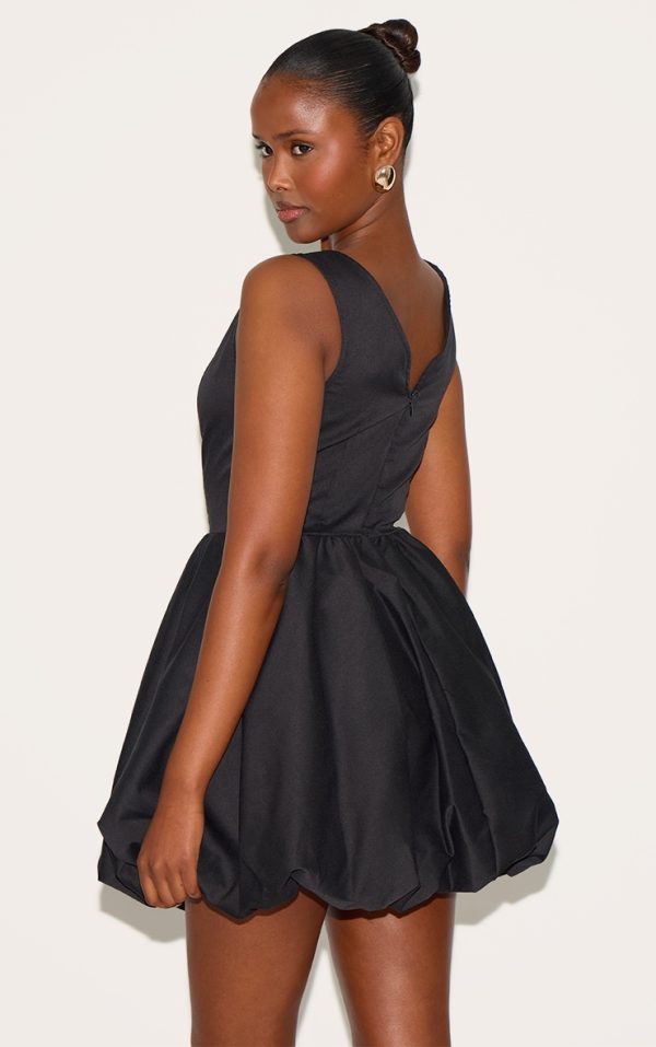 892a2e3a6da545db8ebcf4b5d1b91305e252b31c_CNK1232_2_black_tailored_woven_v_neck_puffball_mini_dress