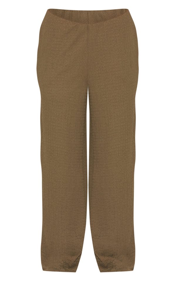 8943e51e8ffbd48478f2915f0309ac5c7e74f953_CNM8869_5_dark_green_textured_mid_rise_wide_leg_trousers