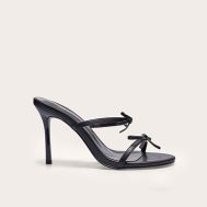 89ca3bfd2fdcfb873422b7a46c5f384289ac5231_CNL4001_1_black_pu_round_toe_bow_strap_high_stiletto_heeled_mules