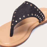 8ad41f4f854a0b028927ff9c9b4e141b34a00a8f_CNL7094_4_black_faux_suede_stud_detail_toe_thong_flat_sandals