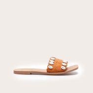 8b2e730a91be7bb557ebf8d3216ae4cf5f155306_CNJ4669_1_orange_round_toe_stitch_detail_shell_strap_mule_sandals