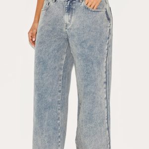 Petite Vintage Wash Washed Low Rise Boyfriend Jeans