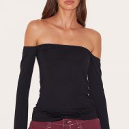 8bb06a5ce6f9f4da9452214346f1ad43963d70c6_CNM4280_4_black_soft_cotton_bardot_long_sleeve_top