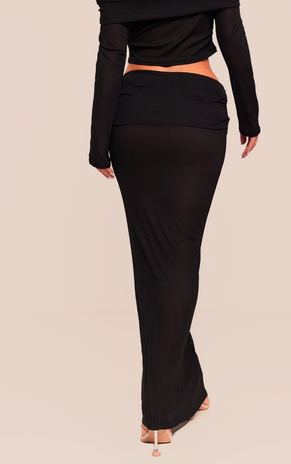 8e01922c4d5a7229f8a73b0039effa92b1fdb5fb_CNH7561_3_black_sheer_burnout_mesh_fold_over_hem_low_rise_maxi_skirt