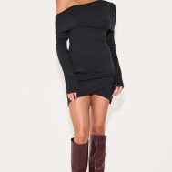 8e63cfcf2f71f9176bba8f38c8af6f53ef93633e_CNM3171_3_black_rib_fold_one_shoulder_mini_dress-1