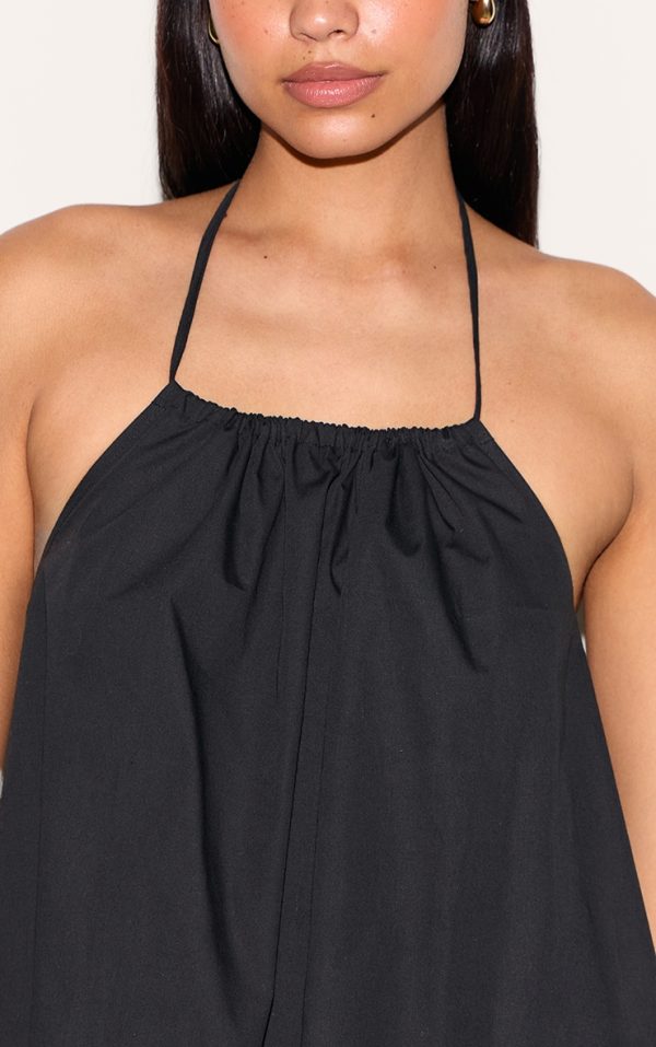 8e70fee8d765b014b9253f647a9617aa602d11d9_CNM5623_4_tall_black_poplin_low_back_halterneck_top