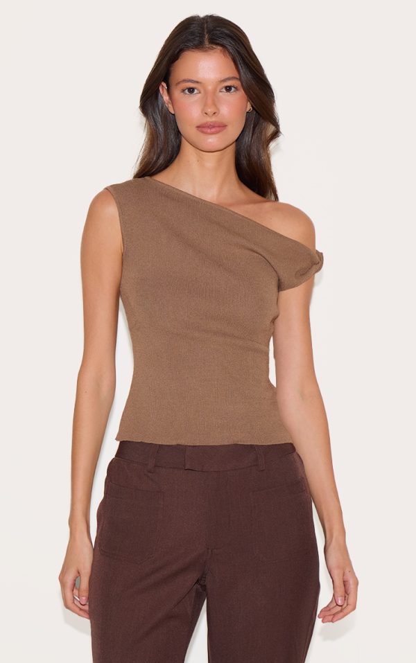 8eb2bd6114c951e1b2cf6b4431e0148317834c9c_CNJ9182_1_mocha_fine_knit_twist_neck_vest_top