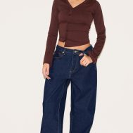 8ece17917237ba31637b74d162baf7307138f0bd_CNL4744_3_chocolate_asymmetric_button_down_detail_long_sleeve_top