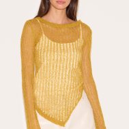 8fcbfe299c5a84d88100faaec3b01074c93ba70f_CNL3276_1_olive_ladder_knit_sheer_asymmetric_hem_top