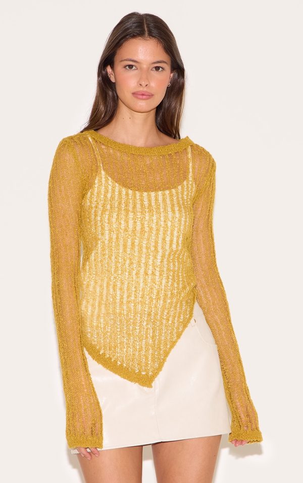 8fcbfe299c5a84d88100faaec3b01074c93ba70f_CNL3276_1_olive_ladder_knit_sheer_asymmetric_hem_top