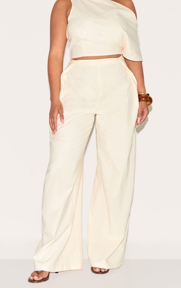 8fd872039f39e191899f4ebe7f8aa50899024f02_CNM6341_2_shape_cream_linen_highwaisted_pleated_wide_leg_trousers