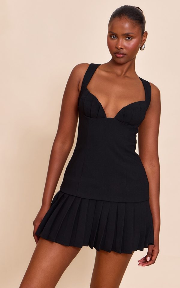 8fe5c4947ff52e9c2136690d98ba686486d5604e_CNN1836_1_black_plt_label_tailored_pleated_bust_bodycon_dress