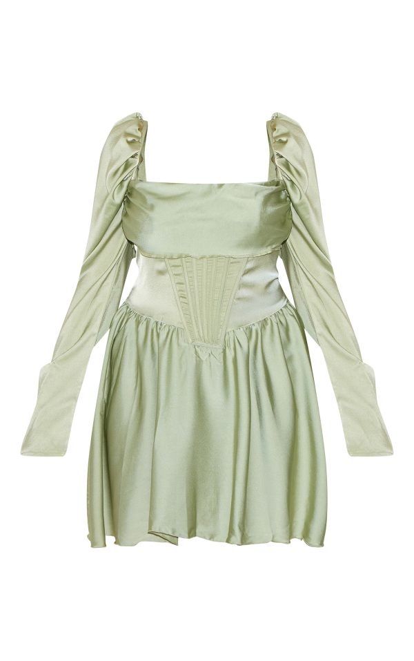 901762eb74abbb174eea75480cdec6c879e7cbd6_CNH8567_5_plus_sage_green_satin_corset_detail_puffball_shift_dress