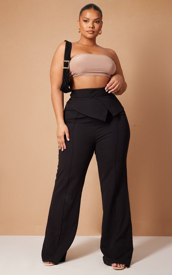 9084326f0a729ec06a14bd7533846da2745c67cc_CMW4055_1_plus_black_fold_over_waistband_flare_trousers