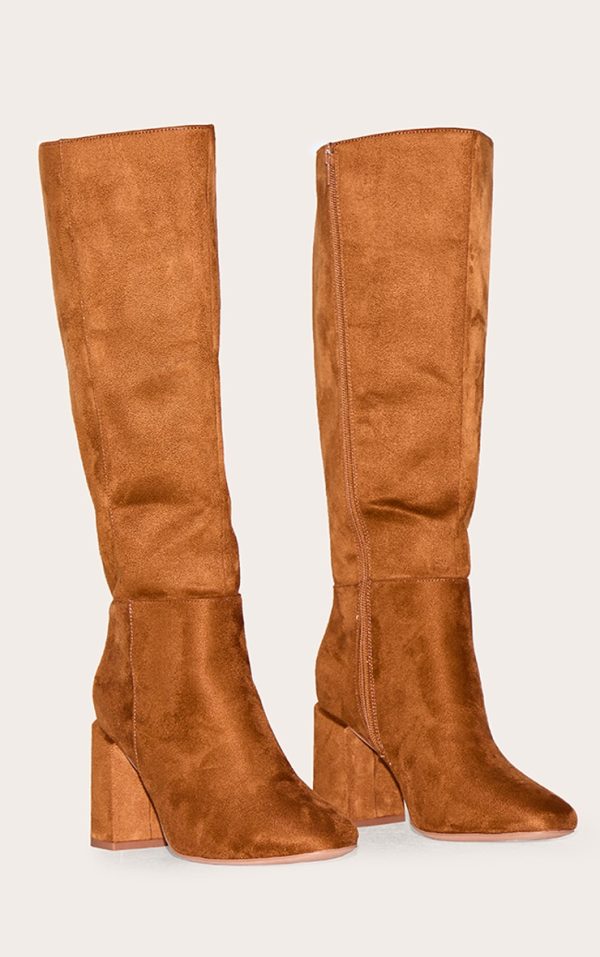 9088a2e456e6b59ac4cfec719552a6605d89ca93_CNL4030_2_tan_faux_suede_wide_fit_round_toe_block_heel_knee_high_boots