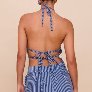 92d2271645885715ee4b878e3e583c7b0154444f_CNM1765_2_indigo_stripe_woven_ruched_backless_halterneck_long_top