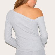 92f0fe0e230bdedc030967955c114074abc10df1_CNL8761_2_grey_marl_rib_slouchy_asymmetric_ruched_long_sleeve_top