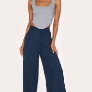 936b5b450a5fe334022023e416b92ebeb7ef00c4_CNM6510_3_light_grey_stretch_woven_square_neck_corset_top
