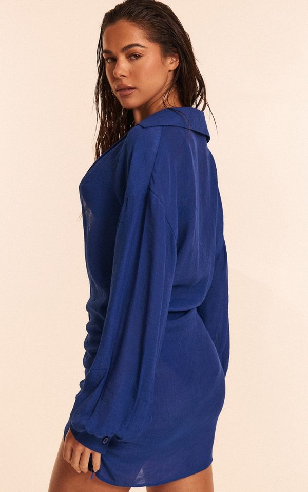 93781ce191f6b288c0aa5c1ec980478dd90a22c8_CNM3538_2_cobalt_textured_woven_plunge_ruched_beach_dress