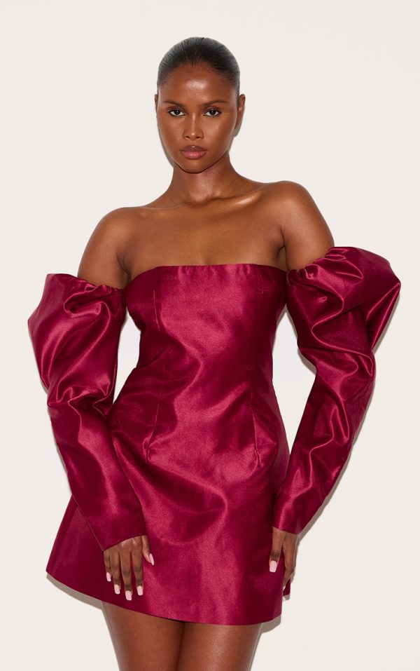 93b7f5788aede79cf9ec15f3d51a8667941cc8f7_CNM0113_1_wine_oversized_puff_sleeve_a_line_shift_dress