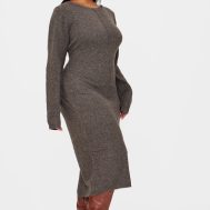93d421d1c64ebf3ec4a2eb2c54a3ae05c4b4d0e4_CMT0101_3_plus_chocolate_knitted_seam_front_midaxi_dress