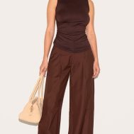 9400c6498895127a646524b4e93eebc749a8cc34_CNM2326_3_chocolate_cotton_high_neck_long_top