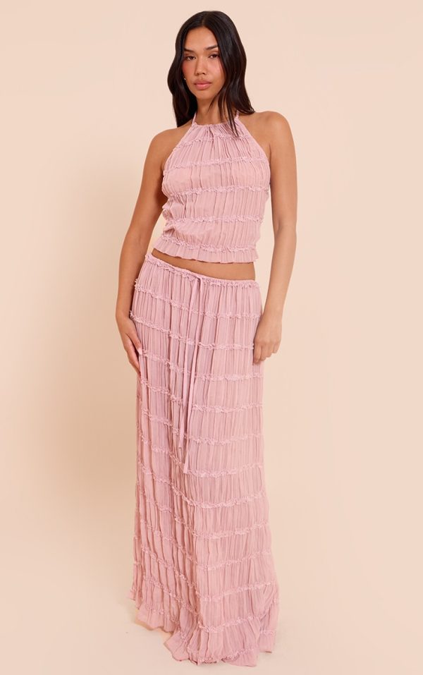 94689ebb757d4b9b5e3d9b8ddf137b307388d61f_CNN1364_3_mauve_chiffon_ruched_frill_detail_halterneck_top