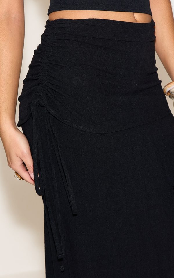 947d1de5994d6bc046b6aff6a9e39889bb25ebcd_CNN1606_4_black_linen_look_ruched_waist_maxi_skirt