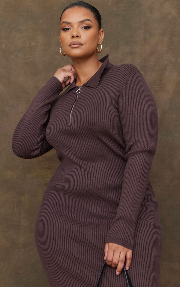 95088ef162cec20e072e76905d7b75dce6d224ea_CMZ2496_4_plus_chocolate_half_zip_collared_detail_midaxi_dress