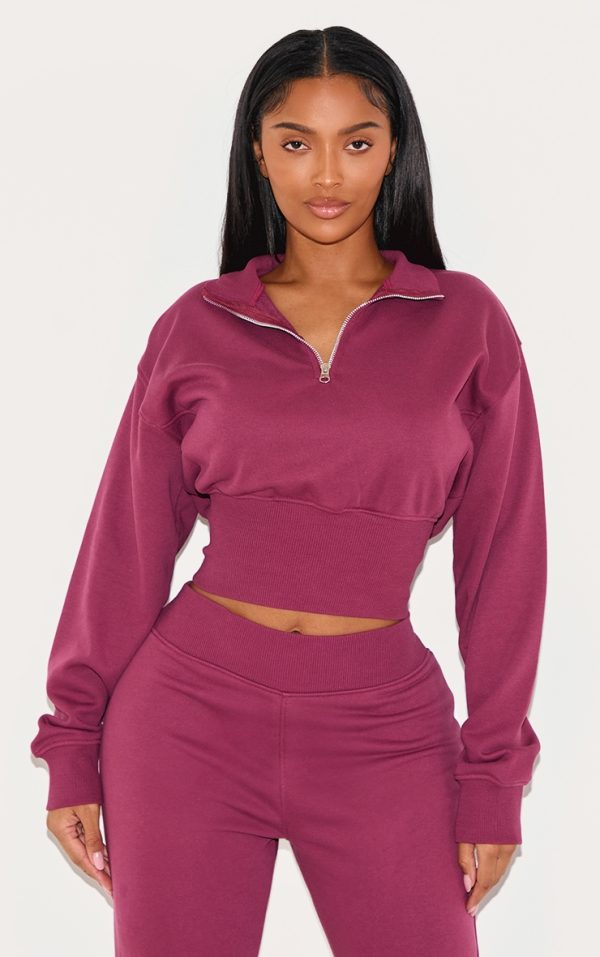 953ad1c766c073f05caedf7bea23f52684526a41_CNM0090_1_shape_burgundy_half_zip_cropped_sweatshirt
